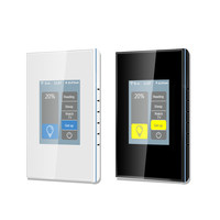 Interruptor Dimmer Inteligente Lanbon de Estilo Lujoso para Automatización del Hogar, Compatible con Wifi y Zigbee, Funciona con Alexa y Control por Voz de Google