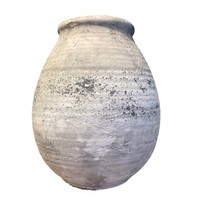 Pot de bougie rétro, vases en argile fibre blanche pour fleurs, pot de fleur décoratif pour hôtel, décor de vases
