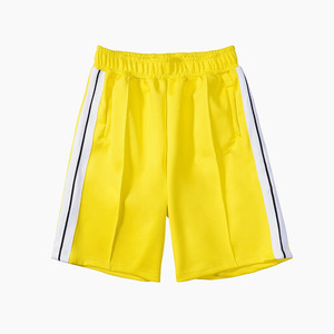 Vendita calda da <span class=keywords><strong>uomo</strong></span> su misura per il fisico <span class=keywords><strong>pantaloncini</strong></span> da ginnastica <span class=keywords><strong>con</strong></span> strisce <span class=keywords><strong>laterali</strong></span> rosso ricamato Technics tasche decorazione antirughe - Product Image 4