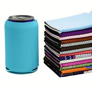 Multicolor Assorted Blank Can <b>Coolers</b> Sleeves Customizable Bulk Sublimation Insulated Neoprene Collapsible Plain <b>Drink</b> Holder - Product Image 4
