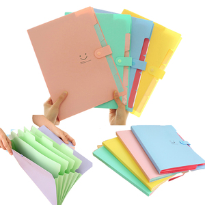 Tài Liệu Organizer Danh Mục Đầu Tư Thư Mục Pocket Nhựa Thư Mục Biểu Tượng Tùy Chỉnh Xách Tay A4 Giấy Mở Rộng Tập Tin Thư Mục - Product Image 5