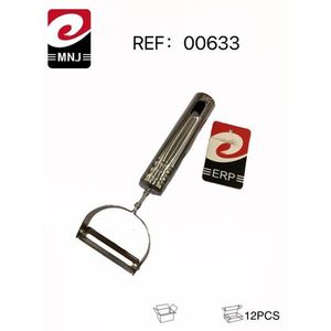 MNJ Vegetable Peeler Stainless Steel Ergonomic Handle For Kitchen Use 12Pcs Pack - Product Image 1