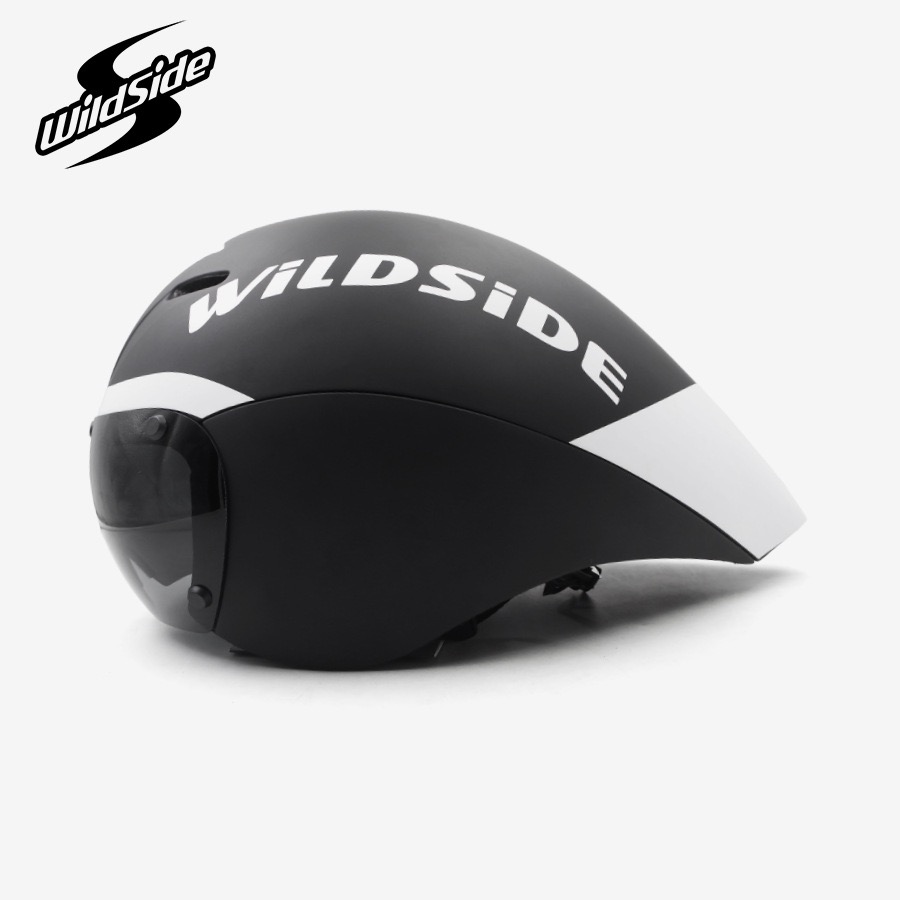 WILDSIDE Unisex Aero TT Helmet for Triathlon & Road Cycling - Top Grade Design in Parsnip Color, Perfect for Performance WILDSIDE Unisex Aero TT Helmet for Triathlon & Road Cycling - Top Grade Design in Parsnip Color, Perfect for Performance