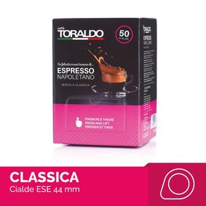 Capsule di Caffè Toraldo Napoletano Miscela Classica, Set Metallico da 50 Capsule 44mm, 0,11€ per Capsula - Product Image 1