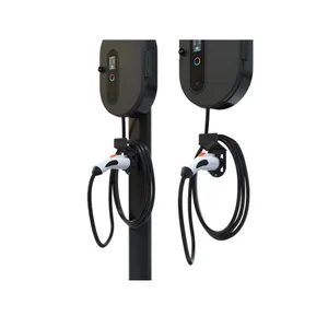 7/11/22KW便携式电动汽车充电器2型32A可调电流预约电动汽车充电站