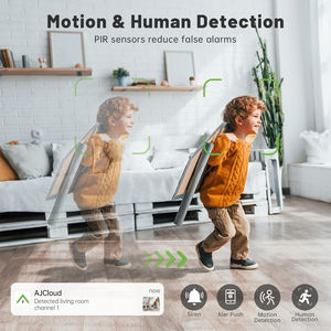 WESECUU Smart WiFi batteria 3MP solare a colori visione notturna bidirezionale Talk PIR rilevamento del movimento sirena telecamera di sicurezza domestica - Product Image 2