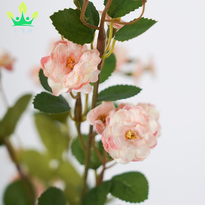 Rosa camelia artificiale per vaso steli lunghi rosa finto fiori per negozio giardino tavolo da ufficio decorazione di nozze - Product Image 2