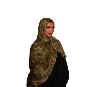 2025 Einseitige Doppelnadel Schnelltrocknende Muslimische Damen-Rayon-Hijabs Lange Frühlings-Sonnenschutzschals - Product Image 5