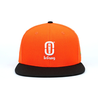 Gorra Snapback Estructurada de 6 Paneles con Visera Plana y Logotipo Bordado en 3D, Gorra de Béisbol Snapback Bordada Personalizada, Proveedor Mayorista OEM