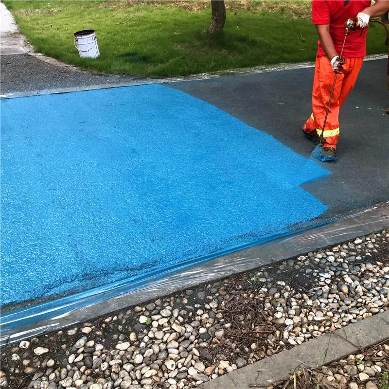 Go Green Color Pavement Asphalt Sealer Coating Blue Asphalt Road Color Spraying Sealer