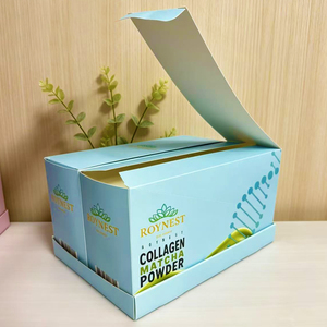 Customized Foldable <b>Paper</b> <b>Box</b> Matte Lamination <b>Box</b> Food <b>Box</b> For Coffee Matcha Powder Packaging - Product Image 2