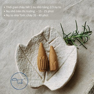 Handcrafted white sage <b>cone</b> <b>incense</b> made from natural plant materials Customizable fragrance options and brand logo available - Product Image 5