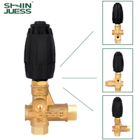 Vanne de régulation pour nettoyeur haute pression VRT3 Bypass 4500 PSI 10.5-GPM 3/8 "RESSORT NOIR