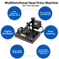 Presse à chaud électrique haute pression 38*38cm pour vêtements, transfert par sublimation sur T-shirt, MDF, verre, céramique, photo