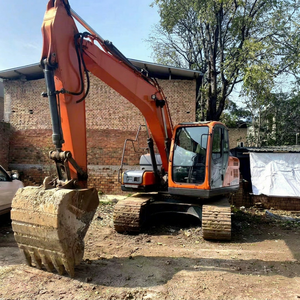 Excavadora Usada Doosan DX150LC-9c, Excavadora Hidráulica de Cadenas con Cucharón, Color Naranja, Equipo de Construcción - Product Image 1