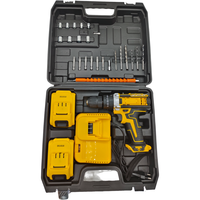 Ensemble de perceuse-visseuse sans fil mini électrique 21V Li-ion 1.5Ah Batterie Vitesse variable Qualité industrielle 35Nm Couple maximal OEM