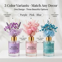 Fabricant OEM de diffuseurs à bâtonnets avec faible MOQ (50 pièces) et décoration florale pour le développement de produits sur mesure