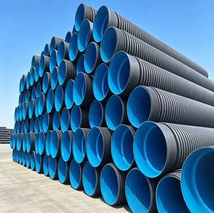 Tuyaux ronds en HDPE SN8 de 150 mm et 200 mm à double paroi ondulée en PE pour l'agriculture, l'industrie et le drainage souterrain - Product Image 6