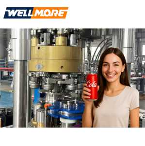 250ml 330ml lon nhà máy giá có thể làm đầy máy có thể đóng gói máy và có ga máy nước giải khát - Product Image 4