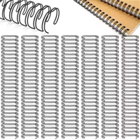 Werksverkauf Hohe Qualität 2:1 3:1 Pitch 1/2 "Größe Double Loop Spiral Wire Ring Wire-O für Office Notebook Bindung