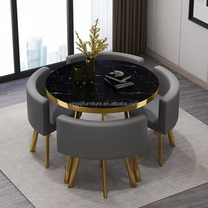 Hiện đại và chất lượng tốt ánh sáng sang trọng đàm phán bảng với Bốn ghế với màu sắc khác nhau - Product Image 2