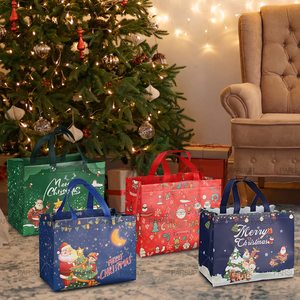 Custom Non-Woven Merry <strong>Christmas</strong> Shopping <strong>Bags</strong> Santa Claus Snowman Candy <strong>Gift</strong> Packaging Elegant <strong>Christmas</strong> Presents <strong>Gift</strong> <strong>Bag</strong> - Product Image 4