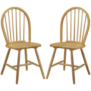 Db Vintage Windsor Wood <b>Chair</b> Set Of 2 Solid Spindle Back <b>Dining</b> <b>Room</b> Home Furniture Traditional Design - Product Image 5