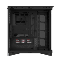 Nouveau boîtier panoramique ROG Cronox GR801 EATX Full Tower 2026 avec écran LCD de 9,2 pouces et verre trempé incurvé pour ordinateur