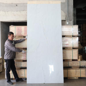 Panneaux muraux en PVC effet marbre brillant et flexible 4*8 pieds, 3 mm, imperméables, résistants à l'humidité et aux UV pour la décoration intérieure - Product Image 4