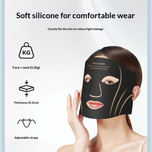 Collagen Boost <b>Standing</b> Face LED Mask Wrinkle Reduction Multifunctional Beauty Soft Silicone Detachable 7-Color Light Therapy - Product Image 3