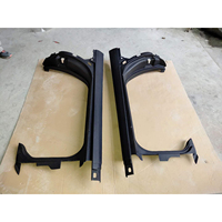 Jupes latérales de seuil de porte en fibre de carbone style OEM pour Chevrolet Corvette C6