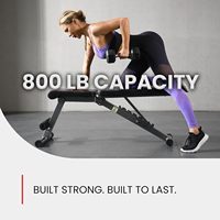 Banc de musculation multifonctionnel réglable pour exercices de fitness et de musculation