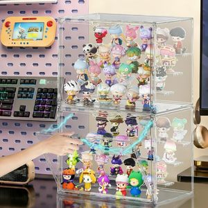 Wholesale Dustproof Eco-Friendly Clear <b>Plastic</b> <b>Display</b> Case Easy Assembly Storage <b>Box</b> for Toy Figures Blind Boxes - Product Image 2