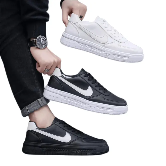 2022 New Men Shoes Board Shoes Comfortable Sports Leisure Running Sneakers Soft Sole Stock Casual Shoes Women Thick Bottom