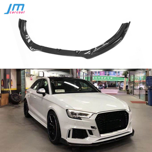 Aileron de pare-chocs avant en fibre de carbone pour <span class=keywords><strong>Audi</strong></span> <span class=keywords><strong>A3</strong></span> <span class=keywords><strong>RS3</strong></span> pas <span class=keywords><strong>A3</strong></span> Standard S3 2017 <span class=keywords><strong>2018</strong></span> décoration de pare-chocs de moulage de style de voiture - Product Image 1