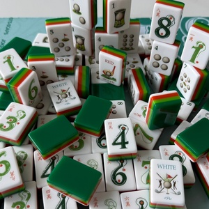 Ensemble <span class=keywords><strong>de</strong></span> Mahjong <span class=keywords><strong>de</strong></span> <span class=keywords><strong>golf</strong></span> personnalisé, 160 tuiles, avec logo et design Fairway, pour acheteurs en gros, prêt à être expédié directement maintenant - Product Image 3