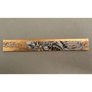 Vente en gros Plusieurs couleurs 15cm Aluminium Boby Design Règle Japon Fournitures de dessin - Product Image 1