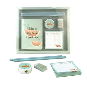 Cadeauset Schoolbenodigdheden Met Potlood Blocnote Gum Items Aangepast Terug Naar School Briefpapier Set Voor Kinderen