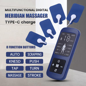 Appareil de massage méridien numérique multifonctionnel Instrument de physiothérapie méridien basse fréquence pour soulager la douleur physique et la fatigue - Product Image 1