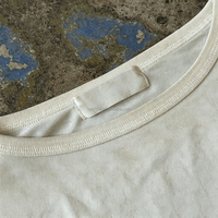 Meilleure vente OEM, T-shirt vintage à manches longues pour hommes, unique, élégant et vieilli, à double couche, sérigraphie