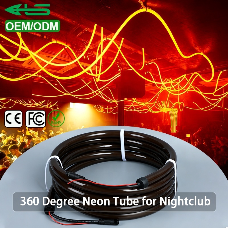 24V DMX Black 360 Degree Neon