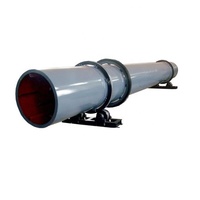 Séchoir rotatif industriel à tambour en acier au carbone, alimenté au gaz/au mazout, pour le traitement du sable de silice et des sciure de bois