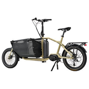 Vélo <span class=keywords><strong>cargo</strong></span> électrique à deux roues pliable à chargement frontal pour la famille, Bakfiets City, entrepôt UE - Product Image 5