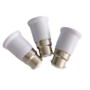 Adaptador de portalámparas de rosca B22 E27 a E14 E27, convertidor de 40 E27 a E27 de inserción, conector de longitud extendida, latón, 6A - Product Image 2