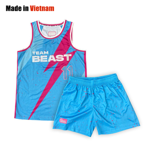 เสื้อบาสเก็ตบอลทีมวินเทจสั่งทำพิเศษจากผู้ผลิต ผ้าโพลีเอสเตอร์แบบต่อผ้า พิมพ์ลาย ระบายอากาศได้ดี ทรงโอเวอร์ไซส์ - Product Image 1