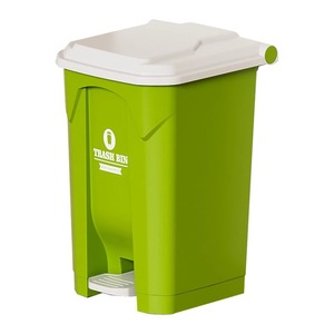 Foot Operated Trash <b>Bin</b> 12L Above Pedal Indoor Rectangular Waste <b>Bin</b> For Kitchen Office Use - Product Image 1