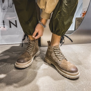 Botas de Tobillo Chelsea para Hombre de Alta Calidad, Estilo Western, Personalizadas, de Cuero de Ante, con Cierre de Cremallera, Ligeras - Product Image 4