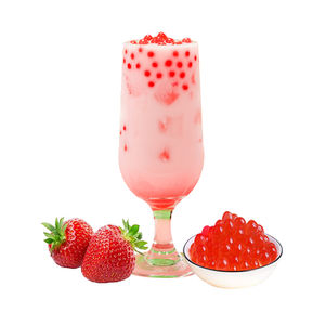 Perlas de Boba de Sandía de Alta Calidad para Bebidas de Té de Burbujas, con Azúcar, en Envase de Botella, Venta Directa de Fábrica al Por Mayor - Product Image 4