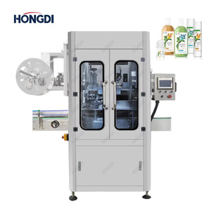 Machine d'étiquetage enveloppante entièrement automatique 380V pour bouteilles de boissons, d'aliments et de cosmétiques (métal/verre) avec 1 an de garantie - Product Image 2