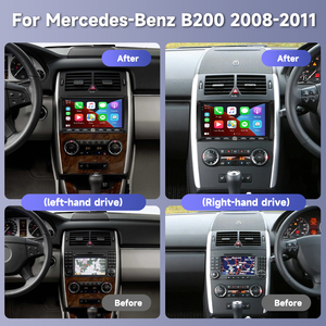 Podofo <span class=keywords><strong>para</strong></span> mercedes-benz B200 2008-2011 9 '4 + 64G Radio de coche <span class=keywords><strong>para</strong></span> Auto CarPlay inalámbrico/<span class=keywords><strong>Android</strong></span> Auto Piano Key GPS WIFI al por mayor - Product Image 5
